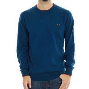 MAGLIA SMALL STRIPE PETROLIO